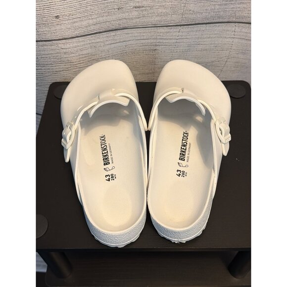 Birkenstock Mens Boston Eva White Clogs Size 43/10 - Picture 3 of 4